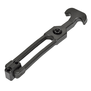 SOUTHCO T-HANDLE LATCH W/KEEPER, PULL DRAW FRONT MOUNT BLACK FLEXIBLE RUBBER