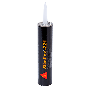 SIKA SIKAFLEX 221 MULTI-PURPOSE POLYURETHANE SEALANT/ADHESIVE, 10.3OZ (300ML) CARTRIDGE, WHITE
