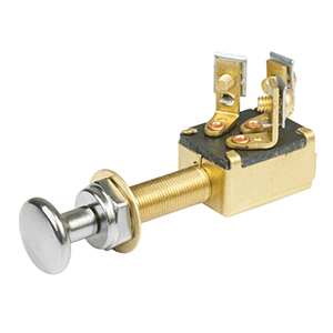 BEP 2-POSITION SPST PUSH-PULL SWITCH, OFF/ON