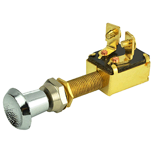 BEP 2-POSITION SPST PUSH-PULL SWITCH W/CONTOURED KNOB, OFF/ON