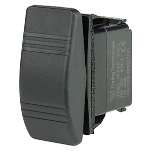 BEP SPDT CONTURA SWITCH, 2-LEDS, (ON)/OFF/(ON)