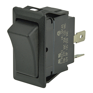 BEP SPST SEALED ROCKER SWITCH, 12V/24V, (ON)/OFF
