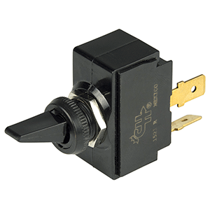 BEP SPST NYLON TOGGLE SWITCH, 12V, ON/OFF