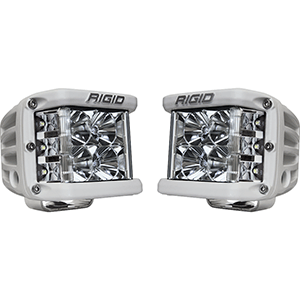 RIGID INDUSTRIES D-SS PRO FLOOD LED SURFACE MOUNT, PAIR, WHITE