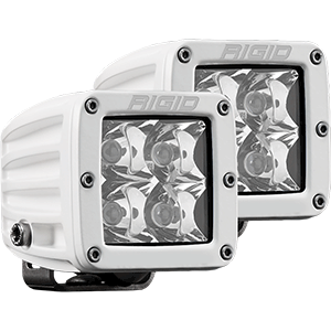 RIGID INDUSTRIES D-SERIES PRO HYBRID-SPOT LED, PAIR, WHITE
