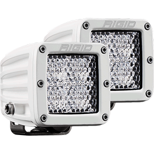 RIGID INDUSTRIES D-SERIES PRO HYBRID-DIFFUSED LED, PAIR, WHITE