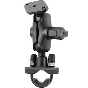 RAM MOUNT HANDLEBAR RAIL MOUNT W/SHORT ARM & DIAMOND
