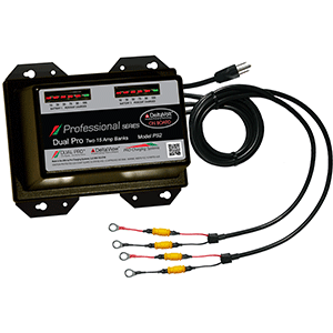 DUAL PRO PROFESSIONAL SERIES BATTERY CHARGER, 30A, 2-15A-BANKS, 12V/24V