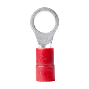 ANCOR 8 AWG, 3/8" NYLON RING TERMINAL, 25-PACK