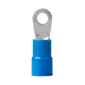 ANCOR 6 AWG, 1/4" NYLON RING TERMINAL, 25-PACK