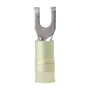 ANCOR 12-10 AWG, #8 NYLON FLANGED SPADE TERMINAL, 25-PACK