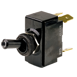 BEP SPDT LIGHTED TOGGLE SWITCH, ON/OFF/ON
