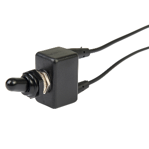 BEP SPST WATER-RESISTANT TOGGLE SWITCH, OFF/ON