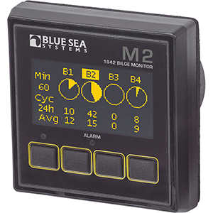 BLUE SEA 1842 M2 OLED DIGITAL BILGE METER