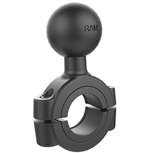 RAM MOUNT TORQUE 1-1/8", 1-1/2" DIAMETER HANDLEBAR/RAIL BASE WITH C SIZE 1.5" BALL