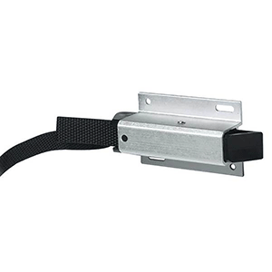 SOUTHCO SUNDECKER PANEL LATCH, BLACK, 5" GRIP THRU HOLE, STRAP, NORTH