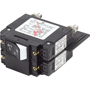 BLUE SEA 7467 CIRCUIT BREAKER 50A AC RAISED ROCKER UL-489