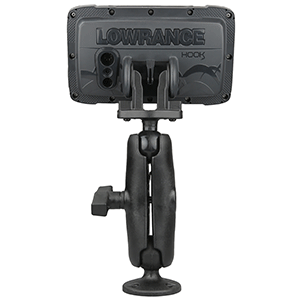 RAM MOUNT C SIZE 1.5" COMPOSITE FISHFINDER MOUNT f/THE LOWRANCE HOOK2 SERIES