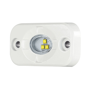 HEISE MARINE AUXILIARY ACCENT LIGHTING POD, 1.5" X 3", WHITE/WHITE