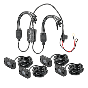 HEISE RGB ACCENT LIGHTING KIT, 4 PACK