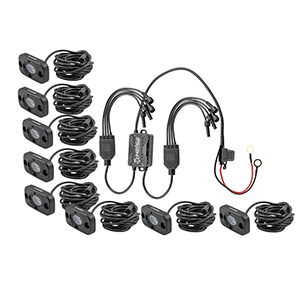 HEISE RGB ACCENT LIGHTING KIT, 8 PACK