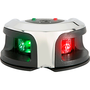 ATTWOOD LIGHTARMOR BOW MOUNT NAVIGATION LIGHT, SS, BI-COLOR, 2NM