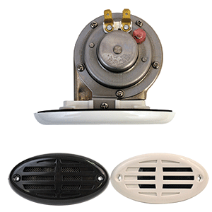 ATTWOOD DROP-IN HIDDEN HORN W/ BLACK AND WHITE COVERS