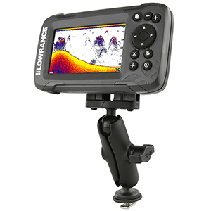RAM MOUNT FISHFINDER MOUNT F/LOWRANCE HOOK2SERIES, 1" TRACK MOUNT