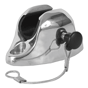 TACO FLAT DECK HINGE W/PIN & LANYARD, 7/8"-1-1/4"