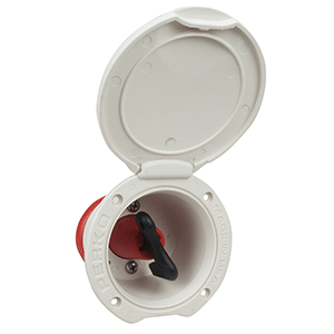 PERKO SINGLE BATTERY DISCONNECT SWITCH, CUP MOUNT