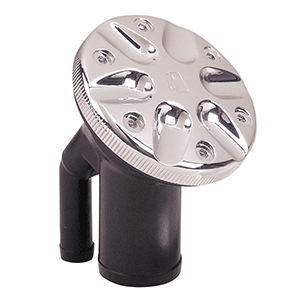 PERKO 0590 VENTED FILL F/1-1/2" HOSE, ANGLED NECK, CHROME