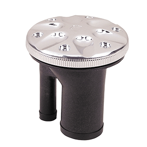 PERKO 0591 VENTED FILL F/1-1/2" HOSE, STRAIGHT NECK, CHROME