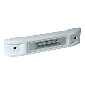 LUMITEC IBIZA LED ENGINE ROOM LIGHT, NON-DIMMING WHITE, WHITE FINISH