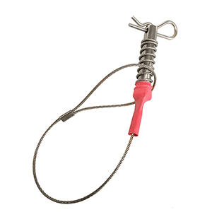 SEA CATCH TR7 SPRING LOADED SAFETY PIN, 5/8" SHACKLE