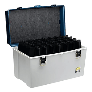 PLANO BIG GAME TACKLE BOX, SILVER/BLUE METALLIC