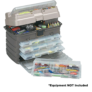 PLANO GUIDE SERIES ORIGINAL STOWAWAY RACK SYSTEM 3700, GRAPHITE/SANDSTONE