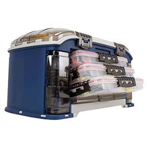 PLANO ELITE SERIES ANGLED TACKLE SYSTEM 3700, BLUE