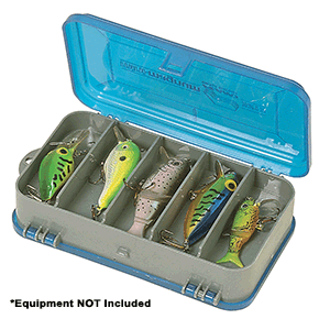 PLANO DOUBLE-SIDED TACKLE ORGANIZER SMALL, SILVER/BLUE