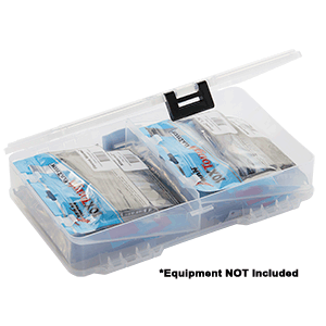 PLANO PLASTIC WORM STOWAWAY 3700, CLEAR