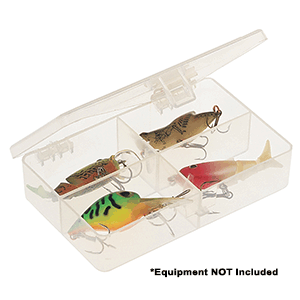 PLANO FOUR-COMPARTMENT TACKLE ORGANIZER, CLEAR