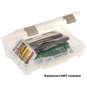 PLANO PROLATCH OPEN-COMPARTMENT STOWAWAY HALF-SIZE 3700, CLEAR