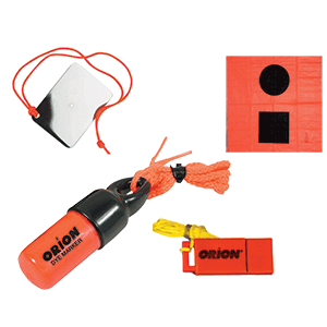 ORION SIGNALING KIT, FLAG, MIRROR, DYE MARKER & WHISTLE