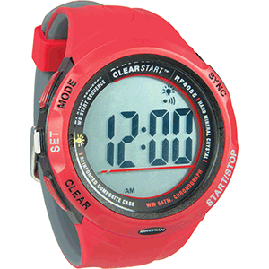 RONSTAN RF4055 CLEARSTART 50MM SAILING WATCH, RED/GREY
