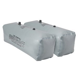 FATSAC V-DRIVE FAT SACS, PAIR, 400LBS EACH, GRAY