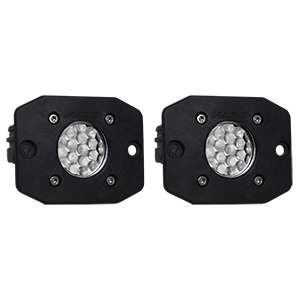 RIGID INDUSTRIES IGNITE FLUSH MOUNT FLOOD, BLACK