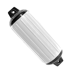 TAYLOR MADE SUPER GARD 6.5" X 22" INFLATABLE VINYL FENDER, WHITE