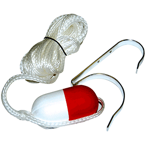 TAYLOR MADE RING BUOY HOLDER W/60' HEAVING LINE