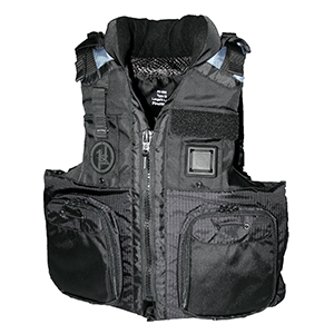 FIRST WATCH AV-800 FOUR POCKET FLOTATION VEST, BLACK, LARGE TO XL
