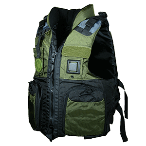 FIRST WATCH AV-800 FOUR POCKET FLOTATION VEST, OD GREEN, XXL TO3XL