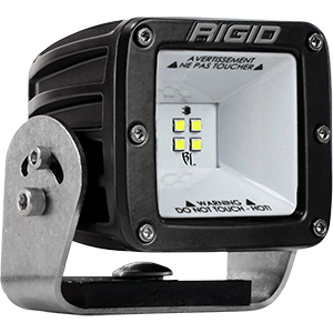 RIGID INDUSTRIES 2X2 115-DEG, DC SCENE LIGHT, BLACK